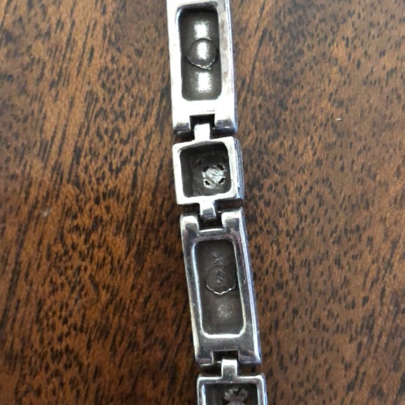 Retired Brighton MARRAKESH silver bar bracelet - Picture 6 of 11